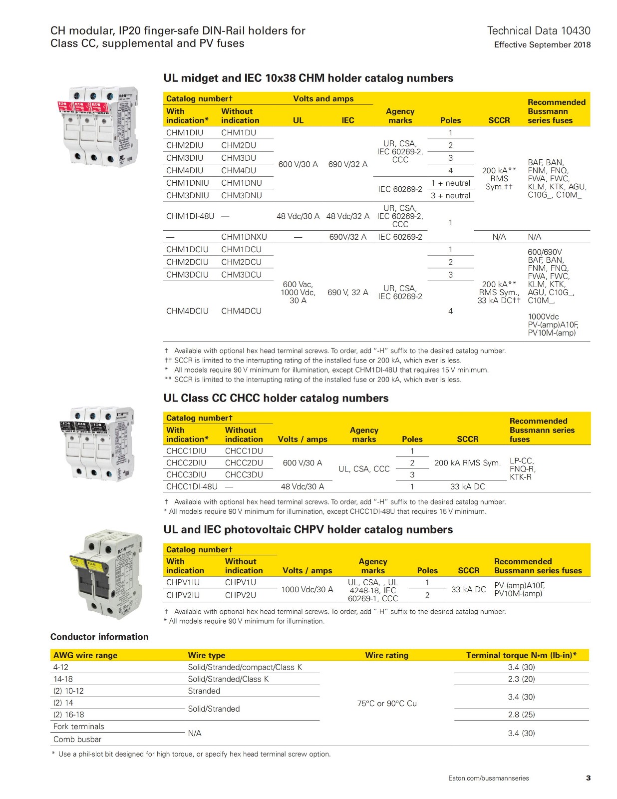 CHMIDIU系列熔断器座型号