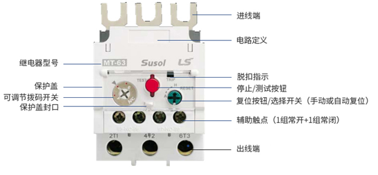 LS产电MT系列热过载继电器