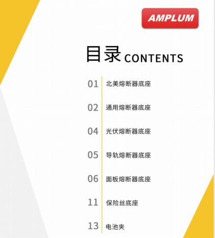 AMPLUM熔断器底座有哪些与众不同之处？